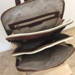 Leather backpack brown leather bag leather travel bag Babbet