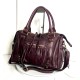 Acker Italian Red Wine Leather Handbag