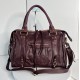 Acker Italian Red Wine Leather Handbag