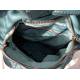 Aim Rucksack aus gewaschenem Leder in Petrolblau - Handgefertigte Ledertasche aus Italien: Details und Trageansichten