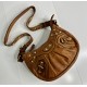 Vintage Cognac Leather Crossbody Bag Brody