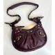 Red-Wine Leather Crossbody Bag Brody