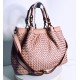 Elow Baby-Pink Italian Leather Tote Bag