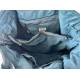 Elow Italienisch Gefertigte Petrolblaue Ledertasche Tote - Handgefertigte Ledertasche aus Italien: Details und Trageansichten