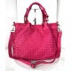Elow Vibrant Fuchsia Leather Tote Bag
