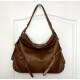 Brown Leather Shoulder Handbag Elya
