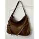 Brown Leather Shoulder Handbag Elya