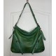 Forest Green Leather Shoulder Handbag Elya