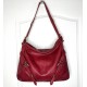 Wine Leather Shoulder Handbag Elya