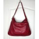 Wine Leather Shoulder Handbag Elya