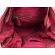 Elya Schultertasche aus gealtertem Leder in Bordeaux - Handgefertigte Ledertasche aus Italien: Details und Trageansichten