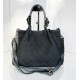 Grey Woven Leather Handbag Elza