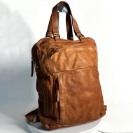 Leather Backpack Cognac Roni