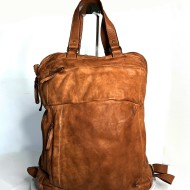 Leather Backpack Cognac Roni