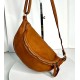 Cognac Leather Belt Bag Warm Italian Crossbody Simon
