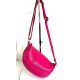 Fuchsia Leather Belt Bag Simon Glamorous Style