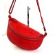 Red Leather Belt Bag Simon Statement Style
