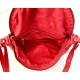Red Leather Belt Bag Simon Statement Style